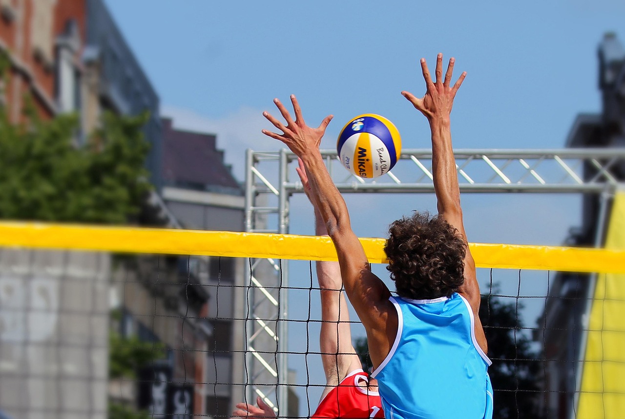 beach volleyball, block, player, ball, volleyball net, attack, sport, volleyball, ball sports, beach, playing field, play, competition, tournament, sporty, athlete, jump, volleyball, nature, volleyball, volleyball, volleyball, volleyball