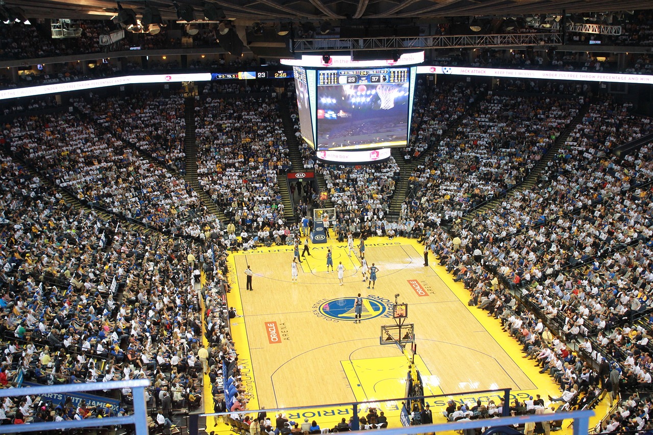 basketball, stadium, golden state warriors, oakland, crowd, basketball stadion, basketball match, people, audience, basketball, basketball, basketball, basketball, basketball