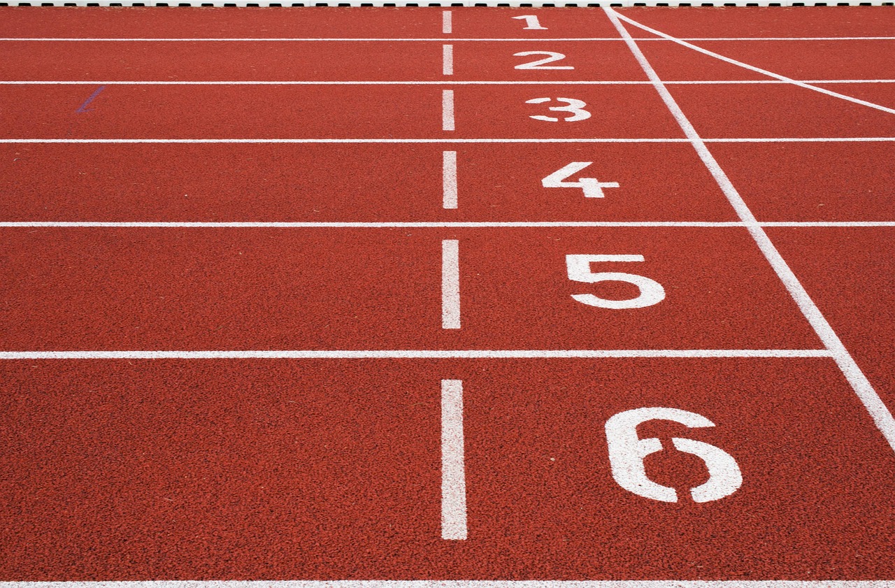 track and field, athletic field, ground, lane, lines, numbers, running stadium, sports field, start, track, running, numbers, numbers, numbers, numbers, start, start, start, start, track, track, track, track, running, running, running, running, running